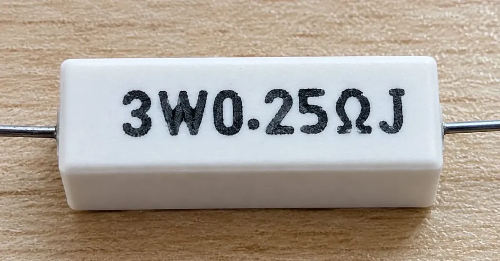 0.25 ohm 3w Res